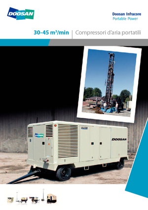 Compresseurs d'air portable - Gasoil, Electrique, Essence Doosan 10/455