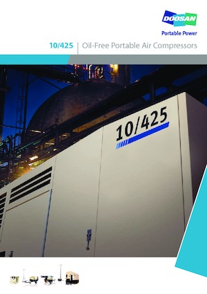 Compresseurs d'air portable - Gasoil, Electrique, Essence Doosan 10/425
