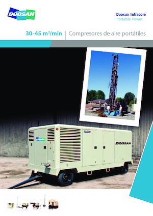 Compresseurs d'air portable - Gasoil, Electrique, Essence Doosan 10/455