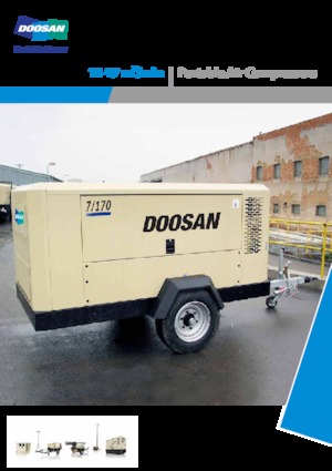 Compresseurs d'air portable - Gasoil, Electrique, Essence Doosan 14/115 