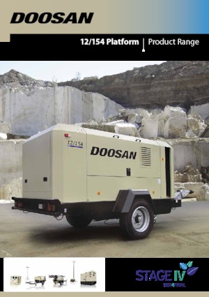 Compresseurs d'air portable - Gasoil, Electrique, Essence Doosan 14/144 