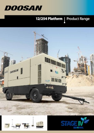 Compresseurs d'air portable - Gasoil, Electrique, Essence Doosan 12/254 