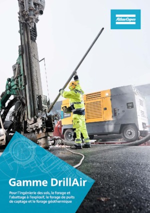 Compresseurs d'air stationnaires - Diesel, Électrique, Essence Atlas Copco DrillAir V28