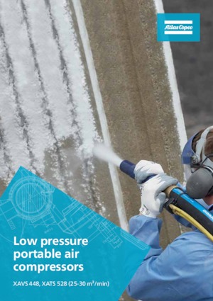 Compresseurs d'air portable - Gasoil, Electrique, Essence Atlas Copco XAVS 448 SD