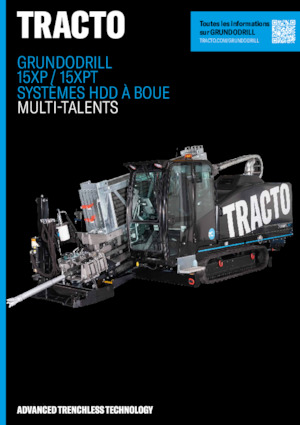Foreuses directionnelles horizontales TRACTO-Technik Grundodrill 15 XPT