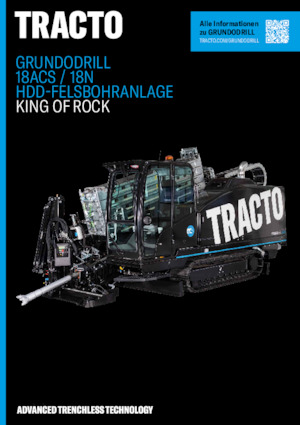 Foreuses directionnelles horizontales TRACTO-Technik Grundodrill 18 ACS