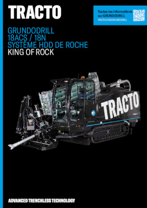Foreuses directionnelles horizontales TRACTO-Technik Grundodrill 18 ACS