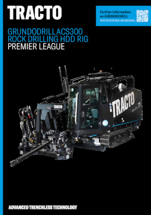 Foreuses directionnelles horizontales TRACTO-Technik Grundodrill ACS 300