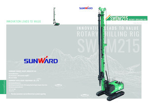 Foreuses directionnelles horizontales Sunward SWDM215S