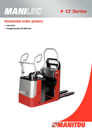 Préparateurs de commandes Manitou CI 20