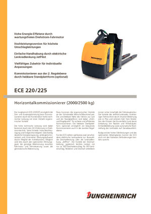 Préparateurs de commandes Jungheinrich ECE 220