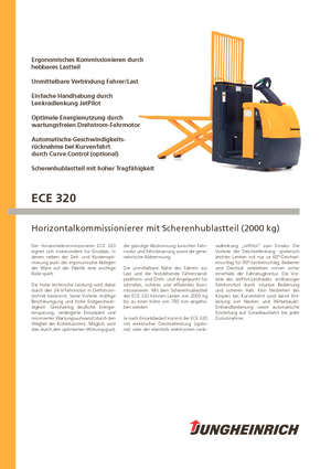 Préparateurs de commandes Jungheinrich ECE 320