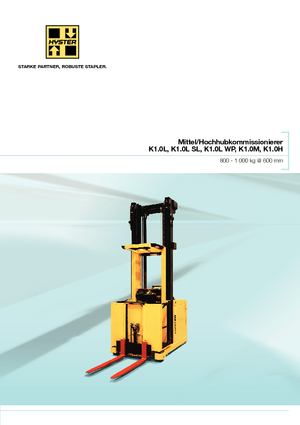 Préparateurs de commandes Hyster K0.6M
