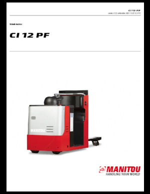 Préparateurs de commandes Manitou CI 12 PF