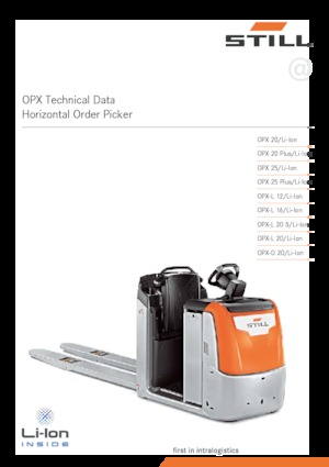 Préparateurs de commandes Still OPX 25