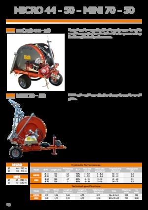Enrouleurs de tuyau IRRIFRANCE Micro 44/122