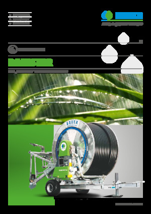 Enrouleurs de tuyau Bauer Irrigation RAINSTAR A2 50-135