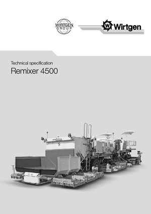 Recycleur route chaleur Wirtgen RX 4500