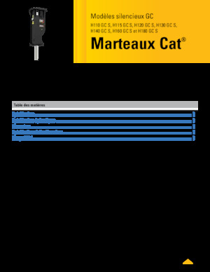 Marteaux -piqueurs hydrauliques Caterpillar H140GC S 