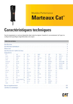 Marteaux -piqueurs hydrauliques Caterpillar H120 S