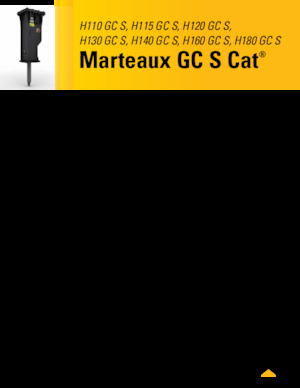 Marteaux -piqueurs hydrauliques Caterpillar H140GC S 
