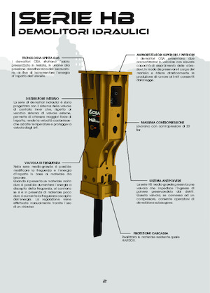 Marteaux -piqueurs hydrauliques OSA Demolition Equipment HB 1500