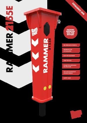 Marteaux -piqueurs hydrauliques Rammer 2155E