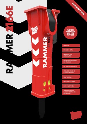 Marteaux -piqueurs hydrauliques Rammer 2166E