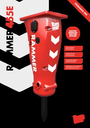 Marteaux -piqueurs hydrauliques Rammer 455E