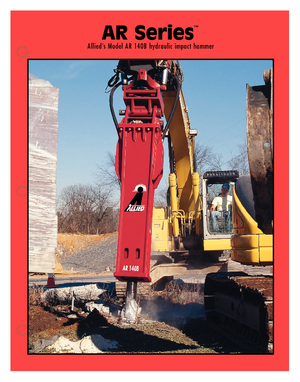 Marteaux -piqueurs hydrauliques Allied AR 140 B