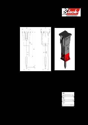 Marteaux -piqueurs hydrauliques Steck B 12