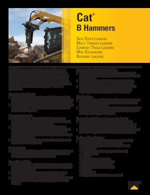 Marteaux -piqueurs hydrauliques Caterpillar B6