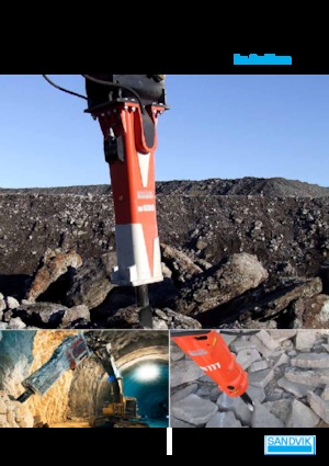 Marteaux -piqueurs hydrauliques Sandvik BR 825