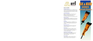 Marteaux -piqueurs hydrauliques BTi BXR50