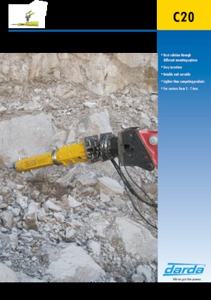 Marteaux -piqueurs hydrauliques Darda C20 V
