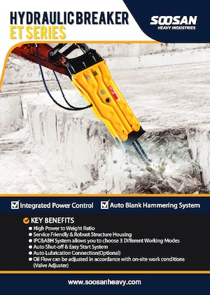 Marteaux -piqueurs hydrauliques Soosan ET200 