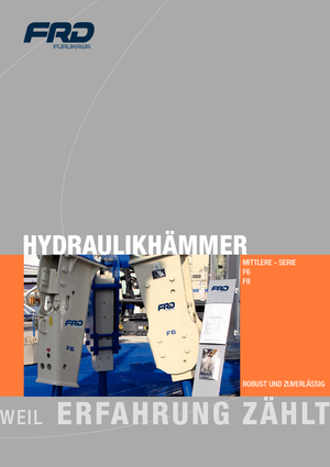 Marteaux -piqueurs hydrauliques FRD F9LN