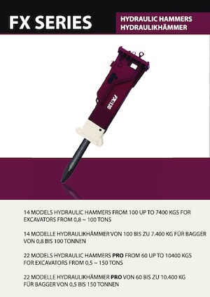 Marteaux -piqueurs hydrauliques Hydra Ram FX-10