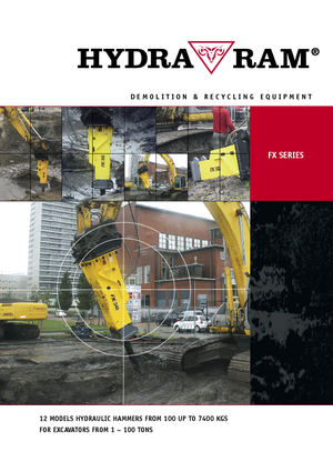 Marteaux -piqueurs hydrauliques Hydra Ram FX-340