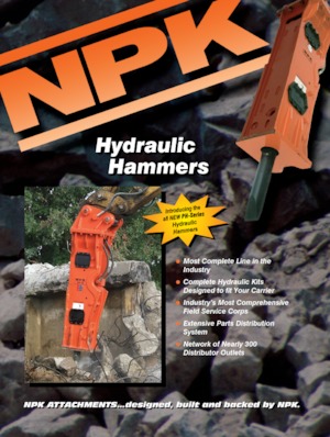 Marteaux -piqueurs hydrauliques NPK GH-23