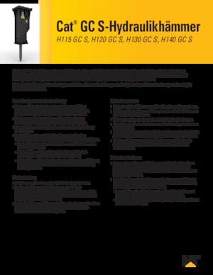 Marteaux -piqueurs hydrauliques Caterpillar H140GC S 