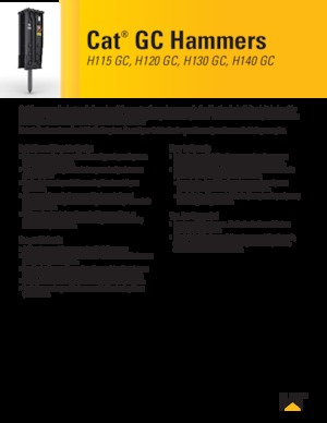 Marteaux -piqueurs hydrauliques Caterpillar H120GC