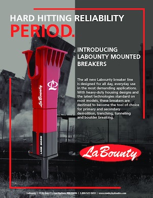 Marteaux -piqueurs hydrauliques LaBounty LMB 1308 