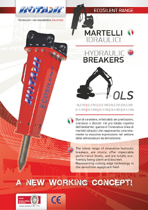 Marteaux -piqueurs hydrauliques Rotair OLS 95