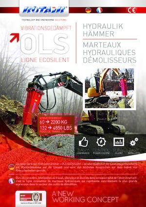 Marteaux -piqueurs hydrauliques Rotair OLS 95