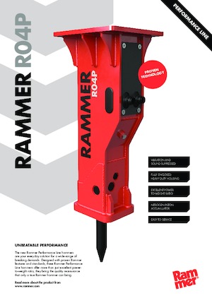 Marteaux -piqueurs hydrauliques Rammer R04P