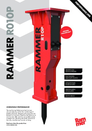 Marteaux -piqueurs hydrauliques Rammer R10P