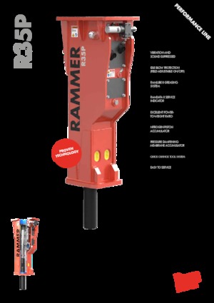 Marteaux -piqueurs hydrauliques Rammer R35P