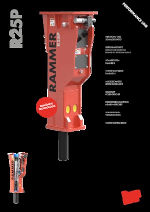 Marteaux -piqueurs hydrauliques Rammer R45P