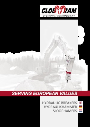 Marteaux -piqueurs hydrauliques Globram RM 195